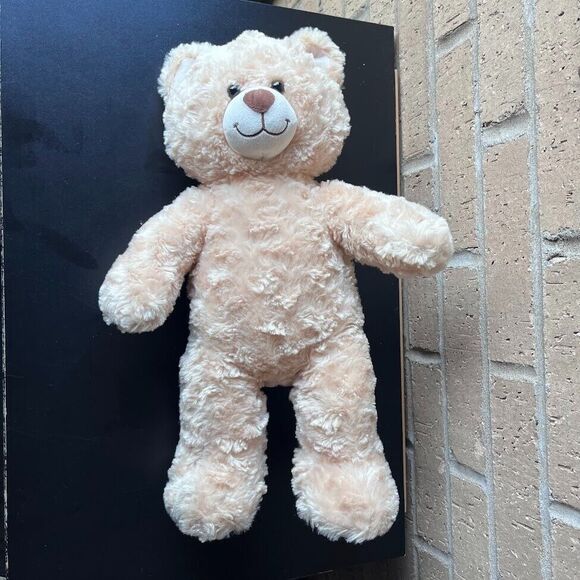 Two Build a Bear Workshop Teddy Plush Stuffed Tan Happy Hugs & Classic Brown - Picture 7 of 16